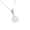 You Make A World Of Difference Necklace, Thank You Gifts, Geography Teacher Gift, Gift For Her, Wife Gift, Mom Gift, Friend Gift, Daughter